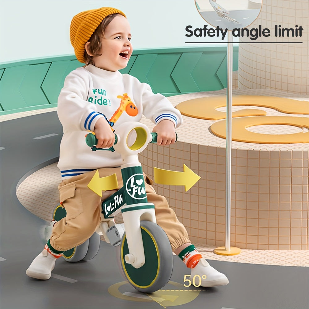 Toddler Balance Bike for Ages 10 Months–4 Years | No-Pedal Training Bike, Plastic Wheels, Boys & Girls