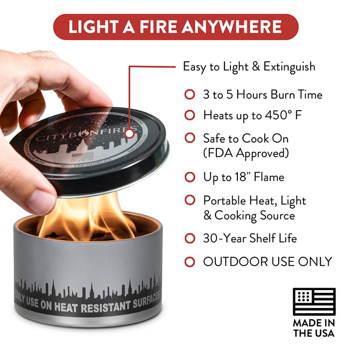 Portable Tabletop Fire Pit