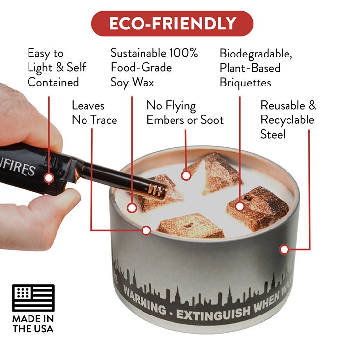 Portable Tabletop Fire Pit