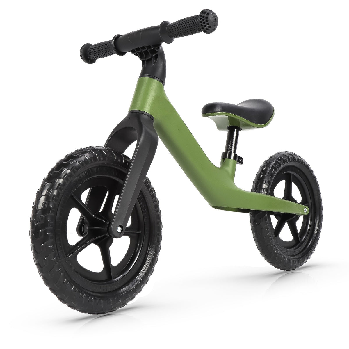 12-Inch (30 cm) Kids Balance Bike for 3+ Years — No-Pedal Toddler Training Bike, Lightweight Carbon Steel Frame, Adjustable Seat & U-Brake, 110 lb Capacity