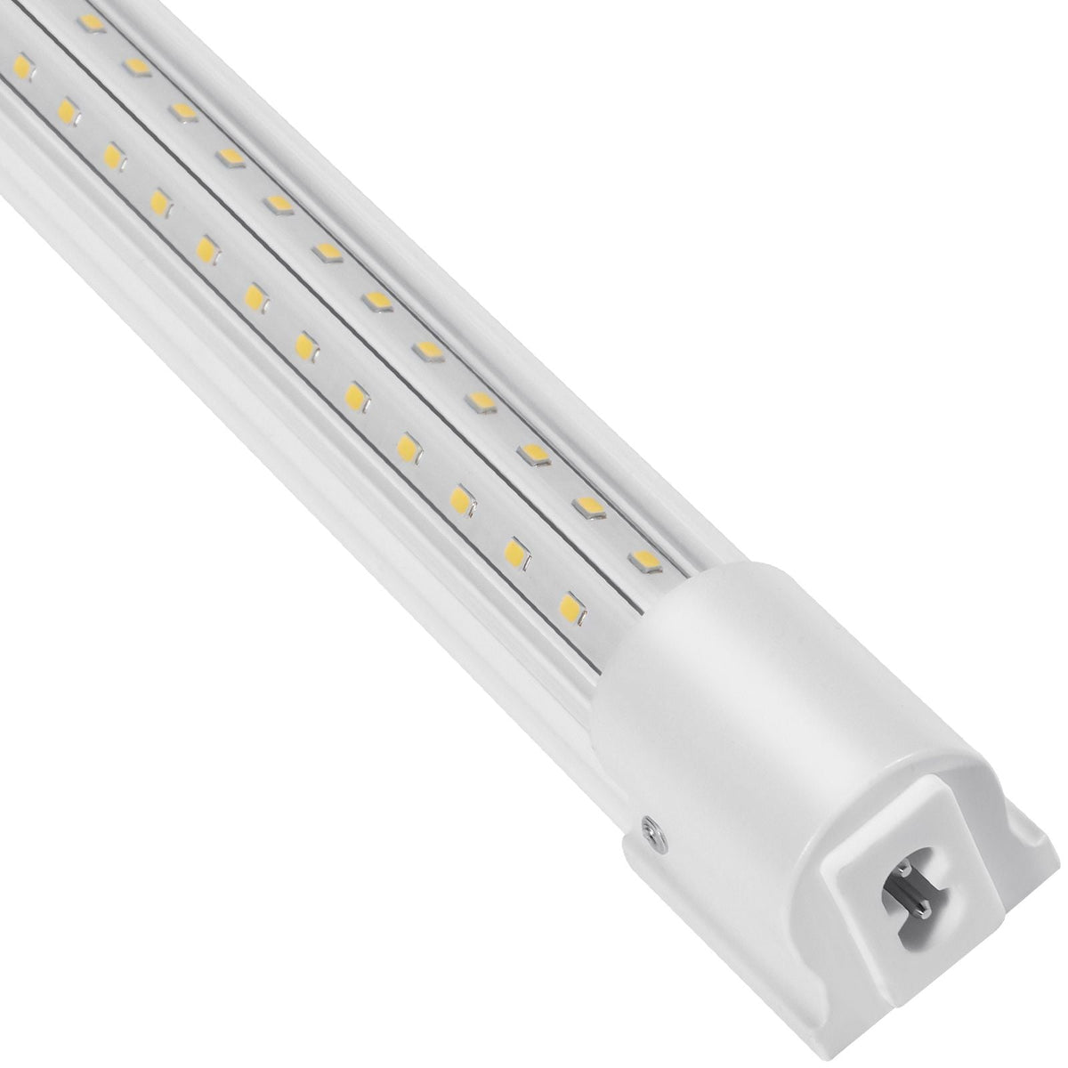 10 Pack LED Shop Light 8 FT 80W Linkable Light Fixture 10000 LM 59 in Power Cords with ON/OFF Switch