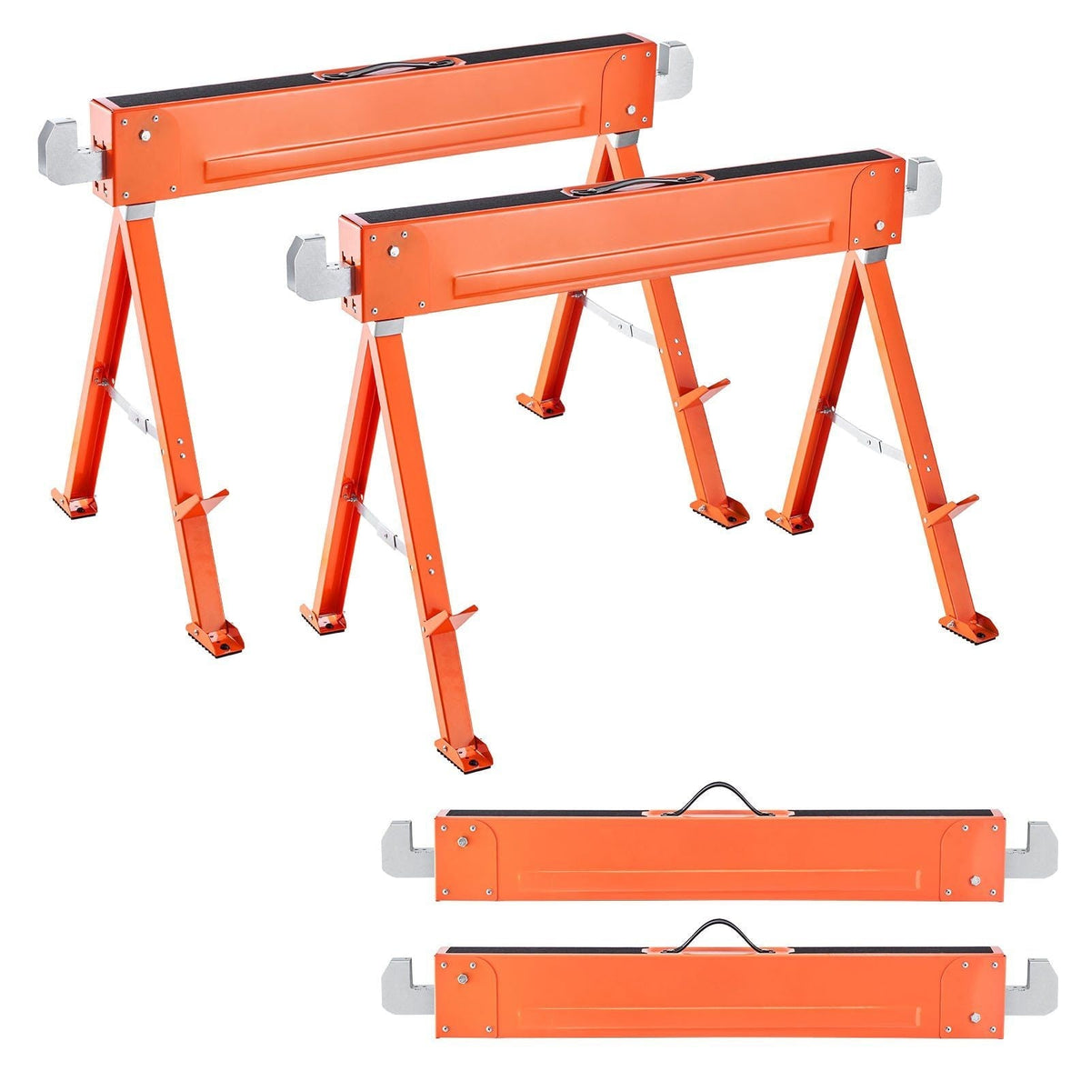 Saw Horses 2 Pack Folding Saw Horses 1323 lbs Load Capacity