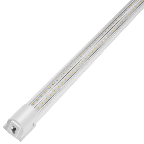 10 Pack LED Shop Light 4 FT 40W Linkable Light Fixture 6500 LM 59 in Power Cords with ON/OFF Switch