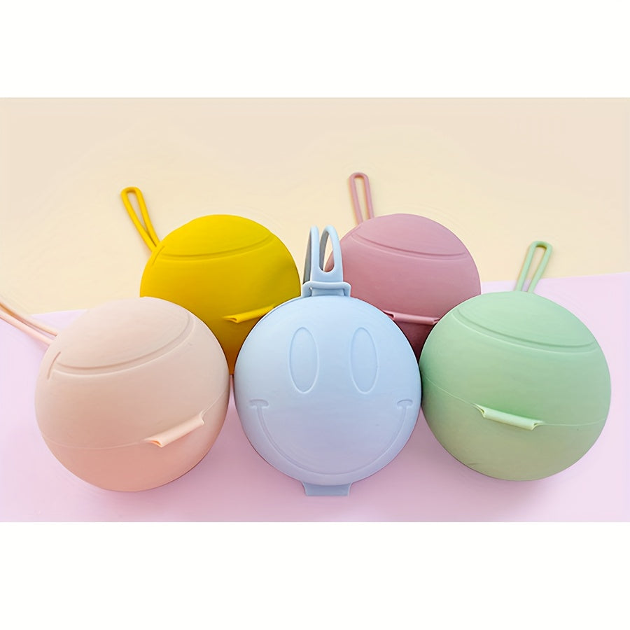 Silicone Pacifier Case — Soother Storage for Strollers & Backpacks, Easy-Clean Silicone