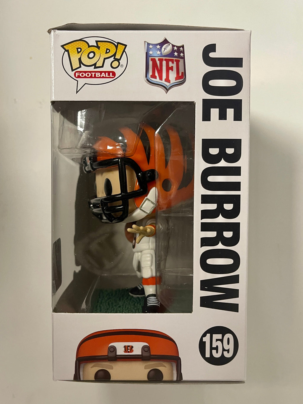 Funko Pop! Football Joe Burrow #159 NFL Cincinnati Bengals QB Quarterback