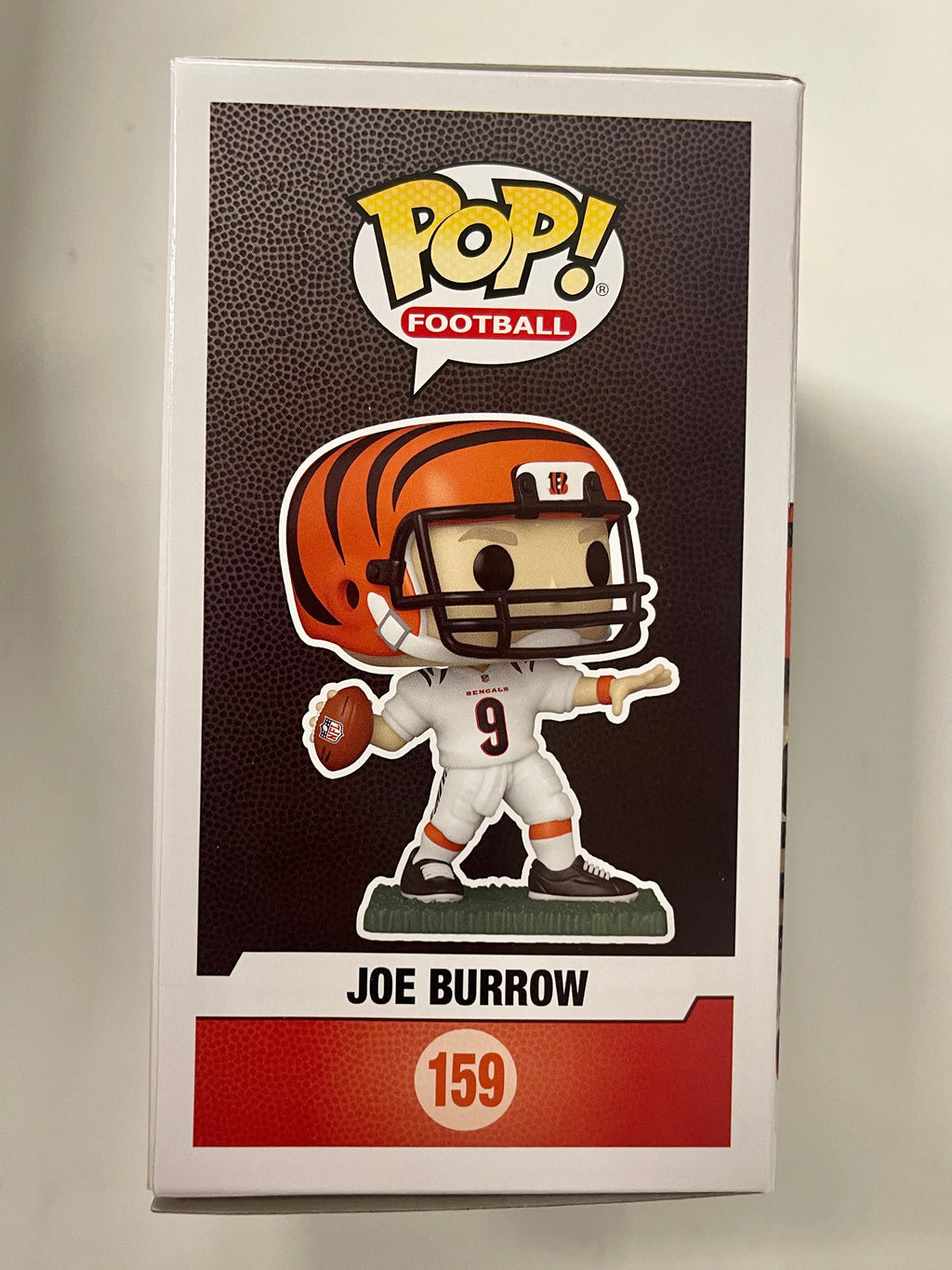 Funko Pop! Football Joe Burrow #159 NFL Cincinnati Bengals QB Quarterback