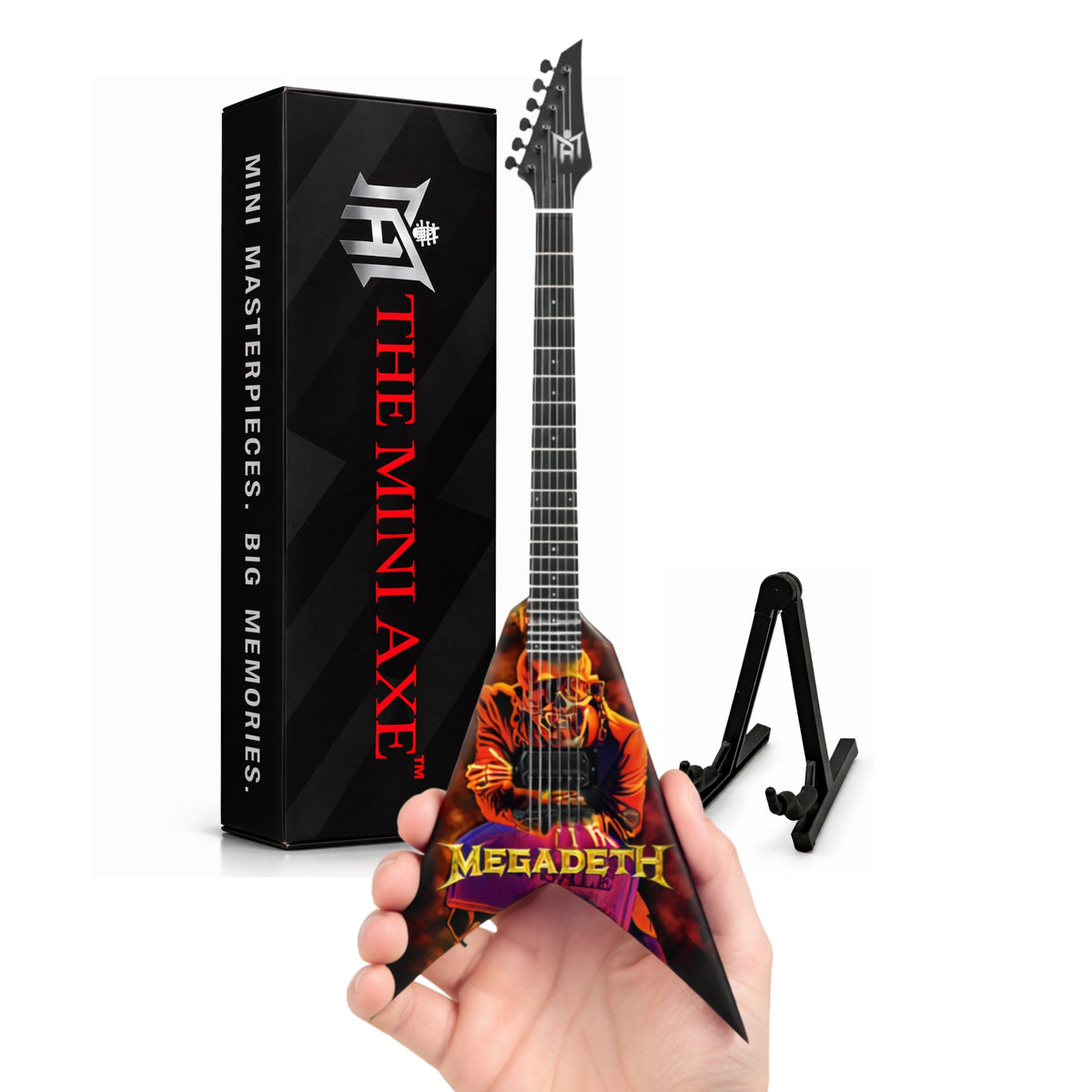 Megadeth "Peace Sells..." and "Dystopia" Collectible Miniature Guitar Set