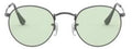 Ray-Ban 3447 004/T1 Round Metal Sunglasses Gunmetal 50mm