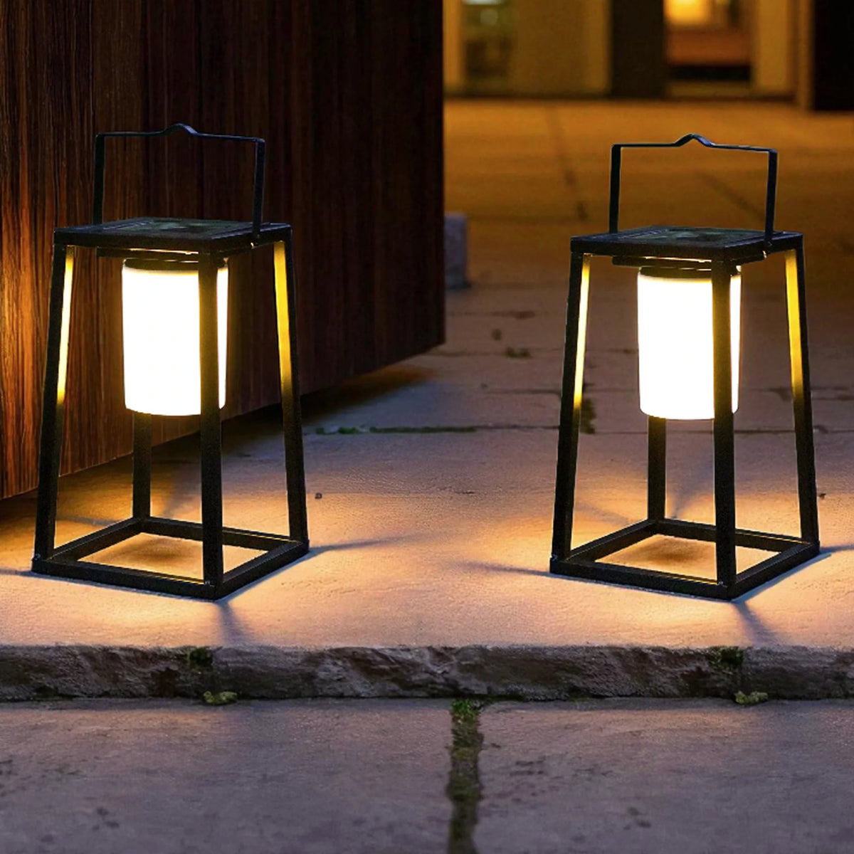 Outdoor Solar Lantern Portable Brightness Solar Lamp IP44 Waterproof