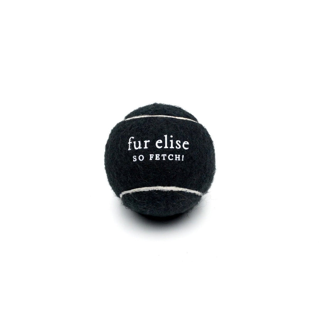 Fur Elise So Fetch! Tennis Ball Pack of 5 - Noire