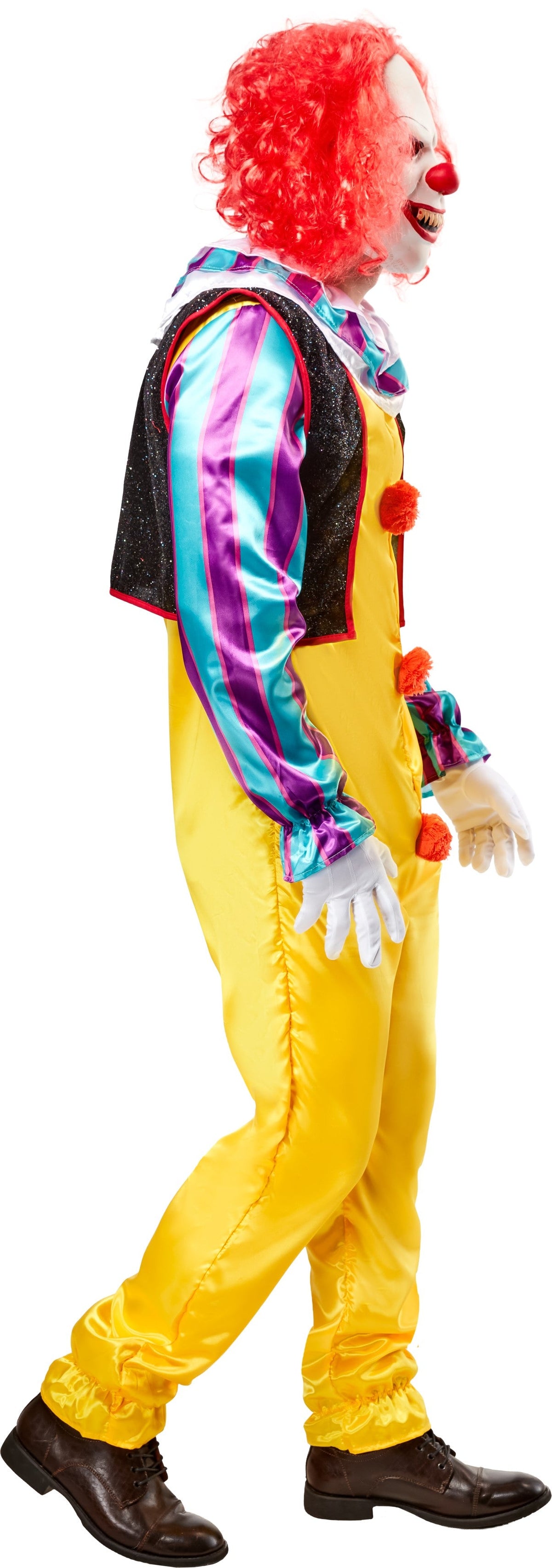 IT the Movie: Deluxe Pennywise Adult Costume with Mask Standard Size