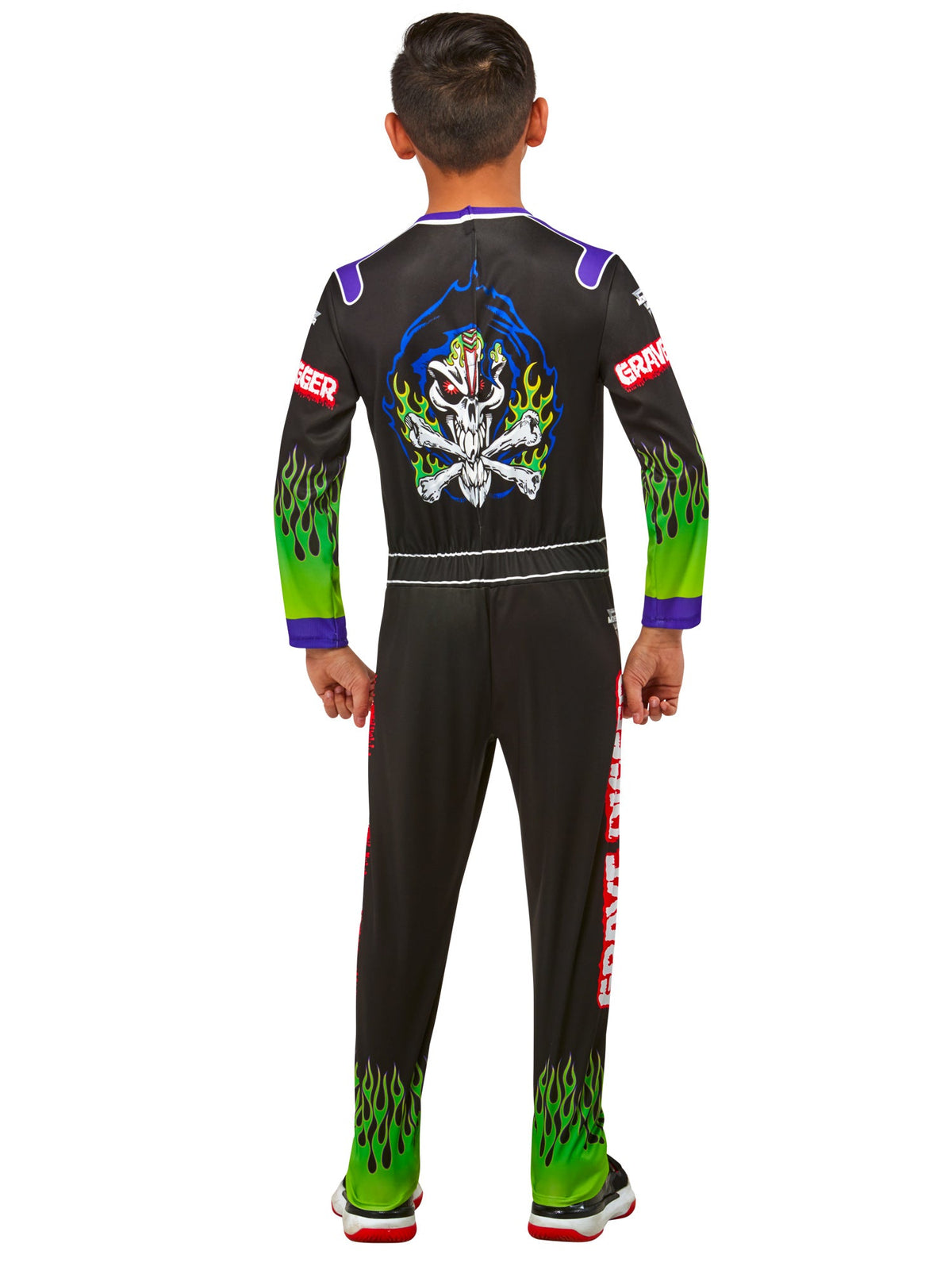 Grave Digger Monster Truck Driver Kids Costume